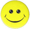 Smiley button image classic yellow